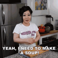 Yeah I Need To Make A Soup Maangchi GIF - Yeah I Need To Make A Soup Maangchi I Will Make A Soup GIFs