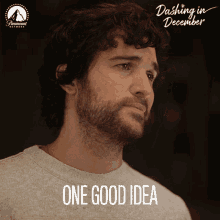One Good Idea Heath Ramos GIF - One Good Idea Heath Ramos Dashing In December GIFs