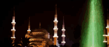 Mosque Night GIF - Mosque Night Fountain GIFs