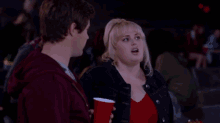 But Then I Think "Mmmm, Better Not" - Rebel Wilson As Fat Amy In Pitch Perfect GIF - Pitchperfect Musicals Fatamy GIFs