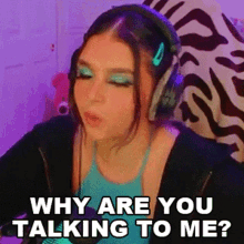 Why Are You Talking To Me Ashley GIF - Why Are You Talking To Me Ashley Ashleybtw GIFs