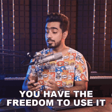 You Have The Freedom To Use It Any Which Way You Want Unmesh Dinda GIF - You Have The Freedom To Use It Any Which Way You Want Unmesh Dinda Piximperfect GIFs