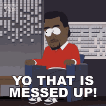 yo that is messed up kanye west south park s13e5 fish sticks