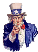 Uncle Sam Point Sticker - Uncle Sam Point American Icon Stickers