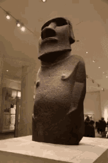 Moai GIF - Moai Statue Museum GIFs