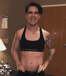 Brendon Urie Panic At The Disco GIF - Brendon Urie Panic At The Disco Tattoos GIFs