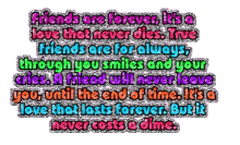 bff speech friends are forever will never leave lasts forever