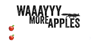 Waaayyy More Apples Way More Apples Sticker - Waaayyy More Apples Way More Apples Slide Stickers