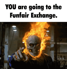 Funfair Exchange Ghost Rider GIF - Funfair Exchange Air Exchange Ghost Rider GIFs