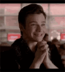 Kurt Hummel Glee GIF - Kurt Hummel Glee Happy Crying GIFs