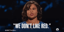 We Dont Like Red The Wall GIF - We Dont Like Red The Wall Red GIFs