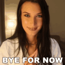 Bye For Now Sabrina Vaz GIF - Bye For Now Sabrina Vaz Later GIFs