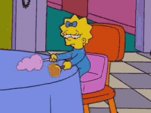 Maggie Simpson Full GIF - Maggie Simpson Full Stomach Out GIFs