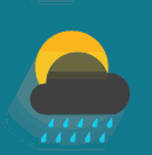 Rain Sun GIF - Rain Sun Cloud GIFs