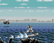 Mega Drive Shinobi GIF - Mega Drive Shinobi Surfing GIFs