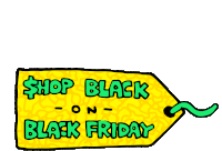 Black Businesses Matter Black Friday Shopping Sticker - Black Businesses Matter Black Friday Shopping Christmas Shopping Stickers