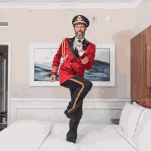 captain bed dance dancing happy