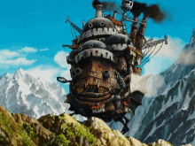 Howls Moving Castle Ghibli GIF - Howls Moving Castle Castle Moving GIFs
