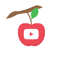 Take The Apple Youtube Sticker - Take The Apple Youtube Thanksgiving Stickers