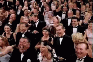 Crowd Laughing GIF - Crowd Laughing - Discover & Share GIFs