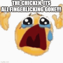 Thechickenitsallfingerlickinggone Chicken GIF - Thechickenitsallfingerlickinggone Gone Chicken GIFs