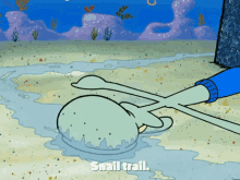 Spongebob Snailtrail GIF - Spongebob Snailtrail Snail GIFs