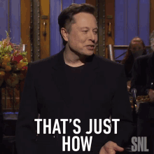 Thats Just How My Brain Works Elon Musk GIF - Thats Just How My Brain Works Elon Musk Saturday Night Live GIFs
