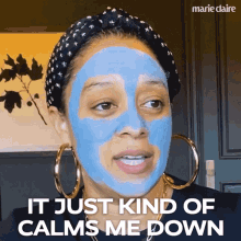 It Just Kind Of Calms Me Down Tia Mowry GIF - It Just Kind Of Calms Me Down Tia Mowry Marie Claire GIFs