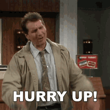 Hurry Up Al Bundy GIF - Hurry Up Al Bundy Married With Children GIFs