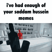 Saddam Hussein Superhot GIF - Saddam Hussein Superhot Entrance Hidden