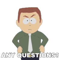 Any Questions Stephen Stotch Sticker - Any Questions Stephen Stotch South Park Stickers
