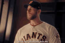 san francisco giants madison bumgarner i think hes obsessed with me he is obsessed with me obsessed with me