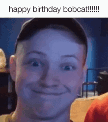 Happy Birthday Bobcat GIF - Happy Birthday Bobcat Smile GIFs
