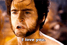 I Love You Hugh Jackman GIF - I Love You Hugh Jackman Wolverine GIFs
