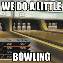 we do a little bowling wii sports bowling troll nintendo
