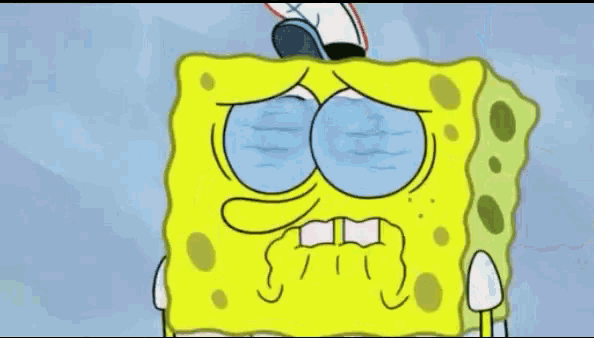 Sponge Bob Crying GIF.