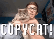 Copy Cat GIF - Copycat Cat Lol GIFs
