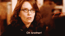 Oh, Brother... GIF - Liz Lemon Oh Brother Rolls Eyes GIFs