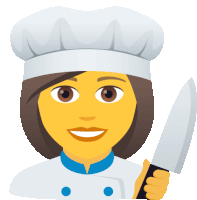 Woman Cook People Sticker - Woman Cook People Joypixels Stickers