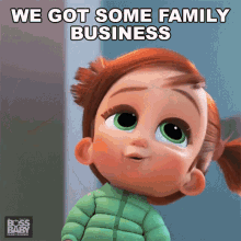 We Got Some Family Business Tina Templeton GIF - We Got Some Family Business Tina Templeton The Boss Baby Family Business GIFs