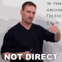 Not Direct Adam GIF - Not Direct Adam Engvid GIFs
