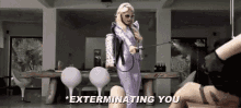 Exterminating You Paris GIF - Exterminating Spraying Paris Hilton GIFs