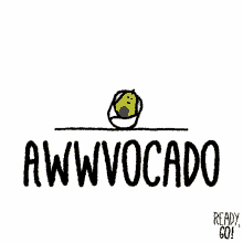 avocado 2d animation art avacado