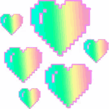 Hearts Love GIF - Hearts Love Holographic GIFs