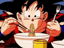 Dragonballz Goku GIF - Dragonballz Goku Eating GIFs
