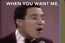 When You Want Me Ill Be There GIF - When You Want Me Ill Be There Smokey Robinson And The Miracles GIFs