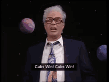 Cubs Win W GIF - Harry Caray Cubs Win Fly The W GIFs