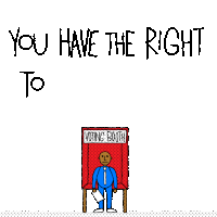 You Have The Right To Vote Safely Voter Intimidation Sticker - You Have The Right To Vote Safely Voter Intimidation Voter Suppression Stickers