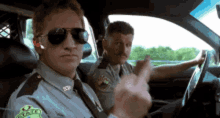 super troopers cops middle finger