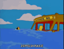 Simpsons Otto GIF - Simpsons Otto Zeppelin Rules GIFs
